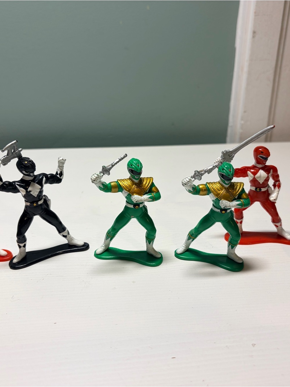 Bandai Mighty Morphin Power Rangers 1993 PVC Mini Figures 3" Lot Of 6